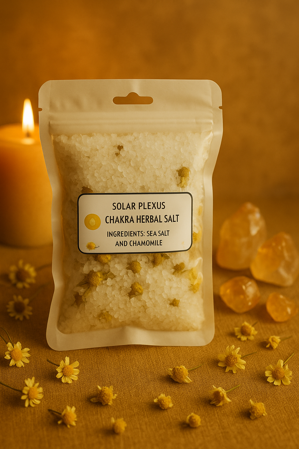 💛 Solar Plexus Chakra Herbal Bath Salt
