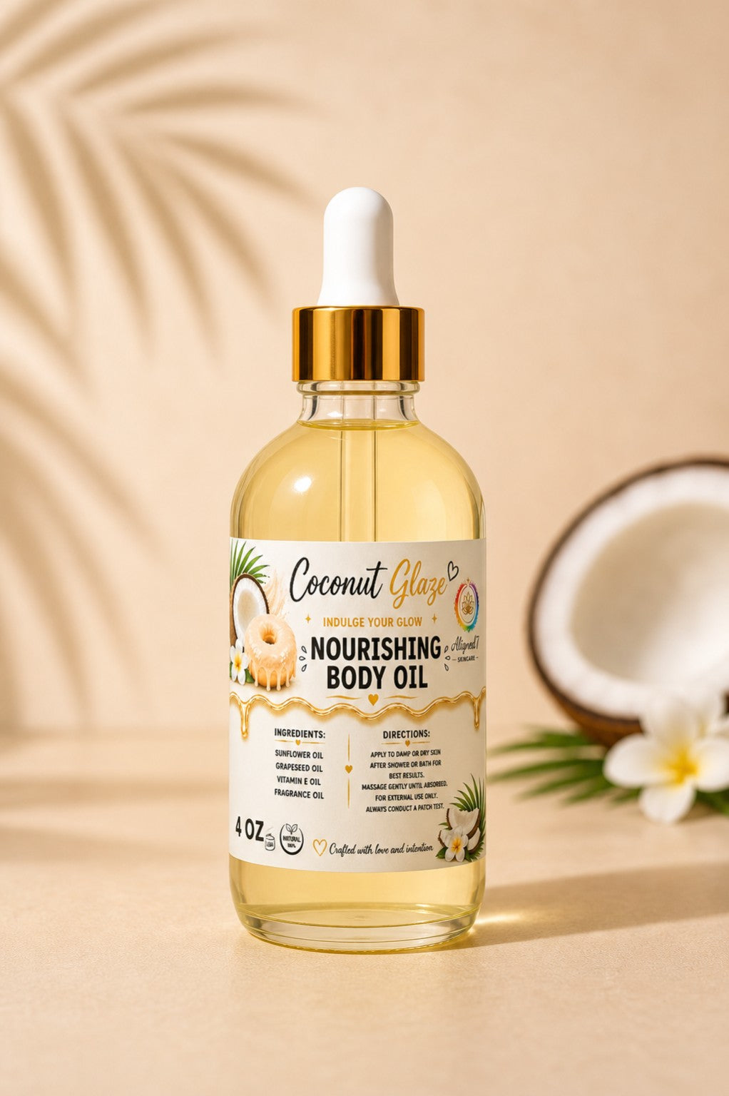 Coconut t Glaze Bodii Butter + Bodii Oil Duo