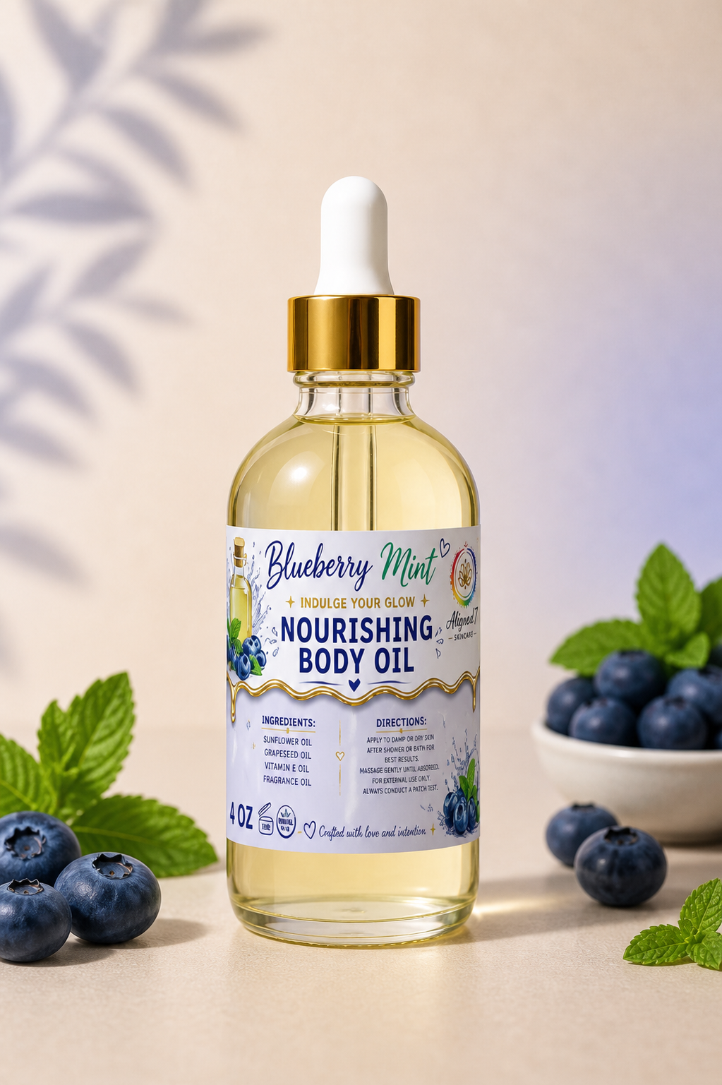Blueberry Mint Crumble Nourishing Bodii Oil