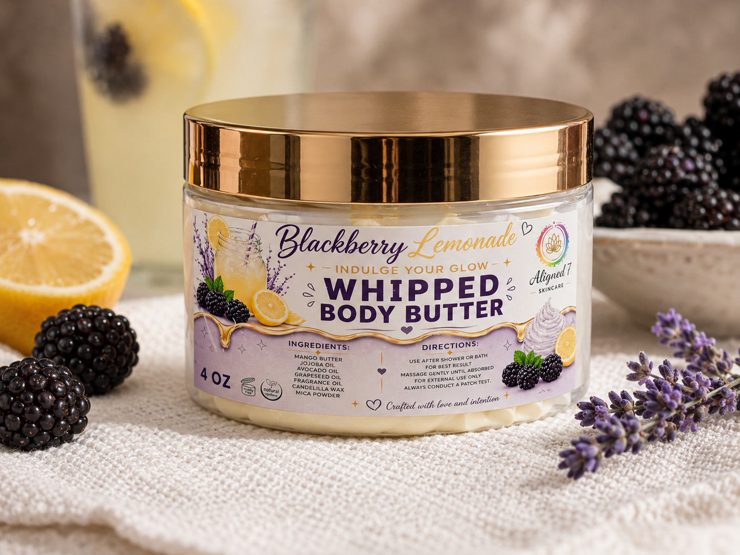 Blackberry Lemonade Whipped Bodii Butter
