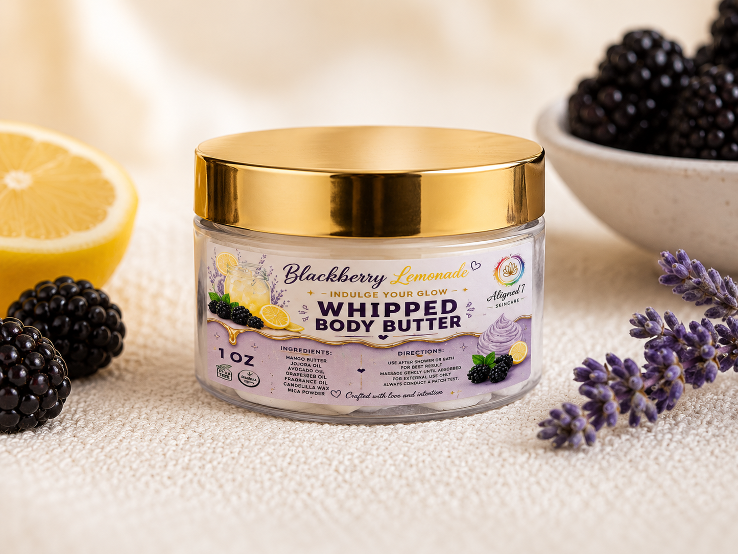 Blackberry Lemonade Whipped Bodii Butter