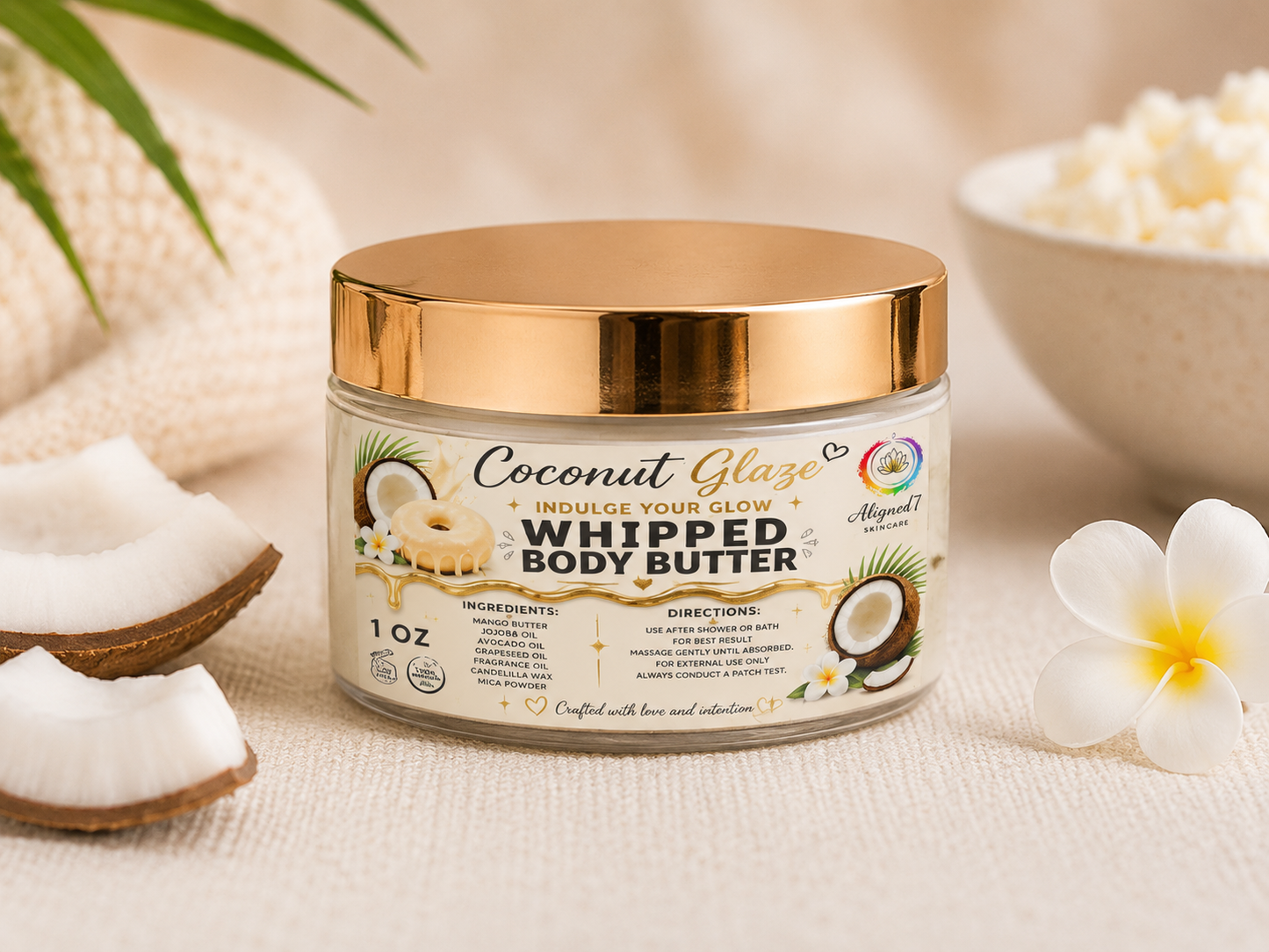 Coconut Glaze Whipped Bodii Butter